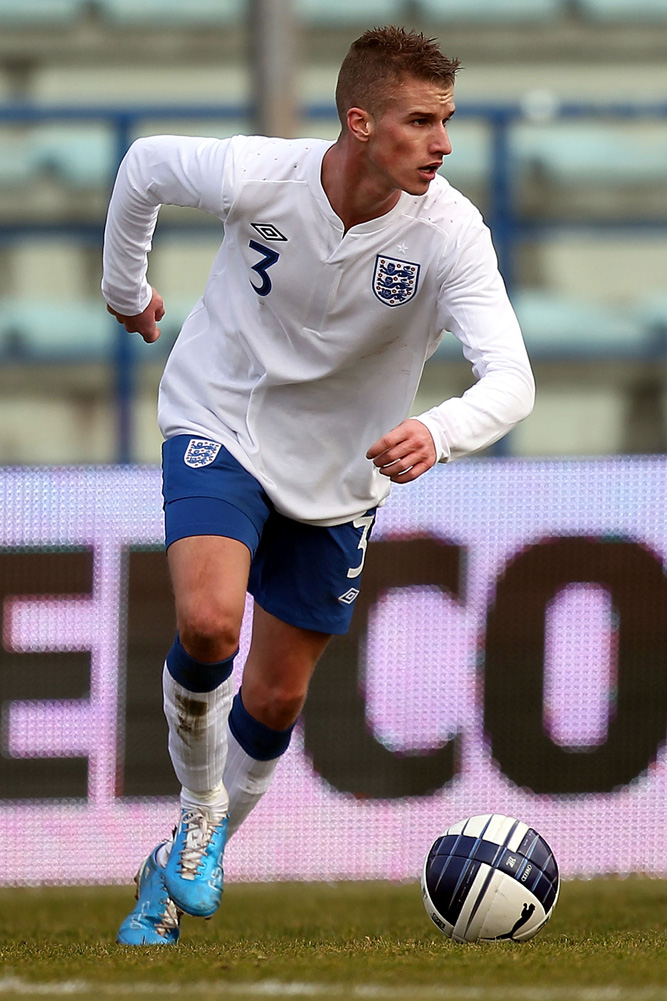 Joe Bennett in action versus Italy